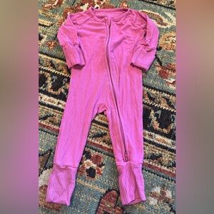 Little Sleepies Fuchsia NB Zippy
